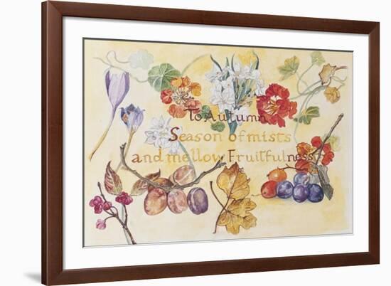 Ode to Autumn Keats, 2008-Caroline Hervey-Bathurst-Framed Giclee Print