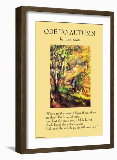 Ode To Autumn-null-Framed Art Print