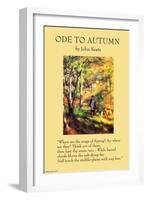 Ode To Autumn-null-Framed Art Print