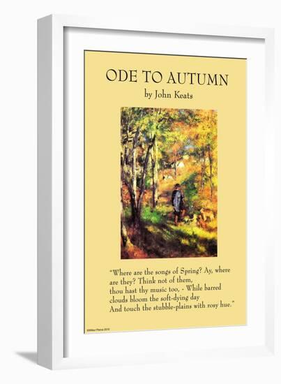 Ode To Autumn-null-Framed Art Print