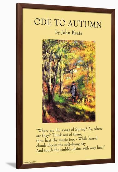 Ode To Autumn-null-Framed Art Print