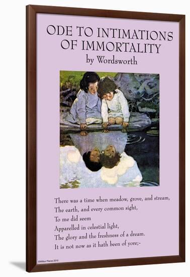 Ode To Intimations of Immortality-null-Framed Art Print