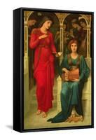 Ode to Music-John Melhuish Strudwick-Framed Stretched Canvas