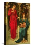 Ode to Music-John Melhuish Strudwick-Stretched Canvas