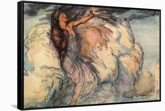 Ode to the West Wind-Robert Anning Bell-Framed Stretched Canvas