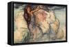 Ode to the West Wind-Robert Anning Bell-Framed Stretched Canvas