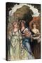 Ode to Winter by Thomas Campbell-Robert Anning Bell-Stretched Canvas