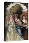 Ode to Winter by Thomas Campbell-Robert Anning Bell-Stretched Canvas