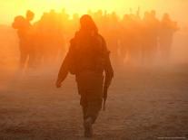 Israel Women Soldiers, Ein Yahav, Israel-Oded Balilty-Mounted Photographic Print