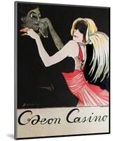 Odeon Casino - Dancing Couple-null-Mounted Art Print