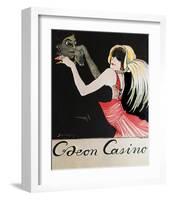 Odeon Casino - Dancing Couple-null-Framed Art Print