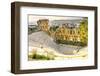 Odeon of Herodes Atticus, Athens, Greece. Stone theater base of Acropolis, built 161 AD.-William Perry-Framed Photographic Print