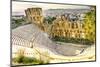 Odeon of Herodes Atticus, Athens, Greece. Stone theater base of Acropolis, built 161 AD.-William Perry-Mounted Photographic Print