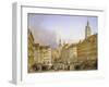 Odeonsplatz and the Theatinerkirche in Munich-Adelaide Labille-Guiard-Framed Giclee Print