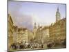 Odeonsplatz and the Theatinerkirche in Munich-Adelaide Labille-Guiard-Mounted Giclee Print