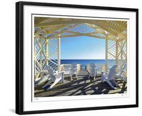 Odessa Pavilion Seaside-John Gynell-Framed Giclee Print