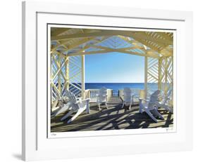 Odessa Pavilion Seaside-John Gynell-Framed Giclee Print