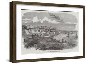 Odessa, the Harbour and Boulevard-null-Framed Giclee Print