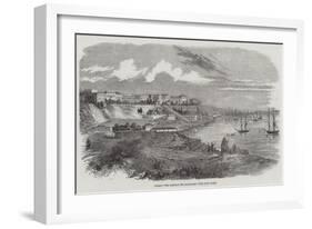 Odessa, the Harbour and Boulevard-null-Framed Giclee Print