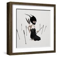 Odi Et Amo-Ruben Ireland-Framed Art Print