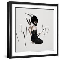 Odi Et Amo-Ruben Ireland-Framed Art Print