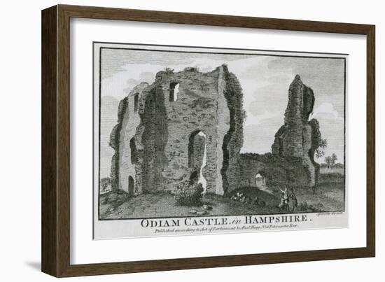 Odiham Castle-null-Framed Art Print