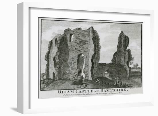 Odiham Castle-null-Framed Art Print