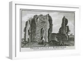 Odiham Castle-null-Framed Art Print