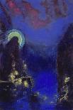 Head of Jesus-Odilon Redon-Stretched Canvas