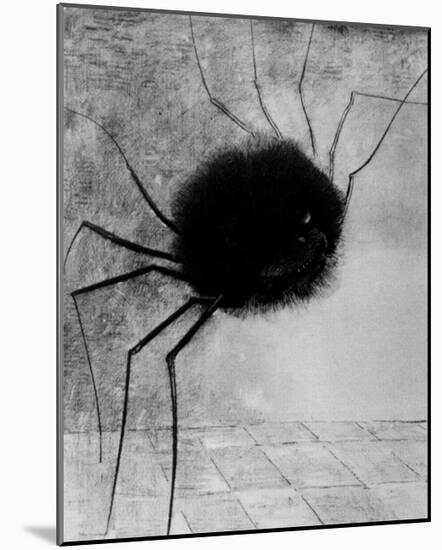 Odilon Redon (Smiling Spider) Art Poster Print-null-Mounted Poster