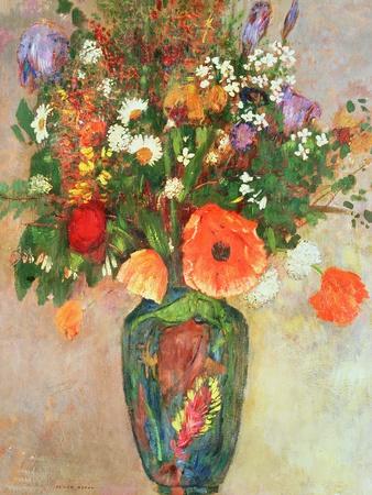 Vincent van Gogh Still Life Red Poppies and Daisies - Wall Art Print, 24x36