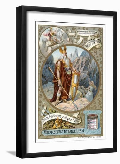 Odin, 1890-1910-Delitz-Framed Giclee Print