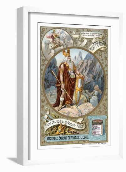 Odin, 1890-1910-Delitz-Framed Giclee Print
