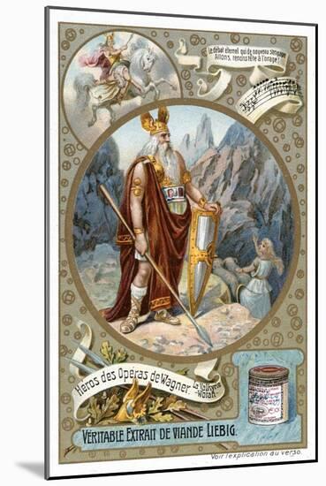 Odin, 1890-1910-Delitz-Mounted Giclee Print