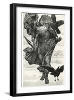 Odin and His Crows-null-Framed Giclee Print