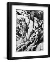 Odin (Wota), Norse God, C19th Century-null-Framed Giclee Print