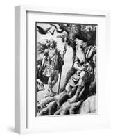 Odin (Wota), Norse God, C19th Century-null-Framed Giclee Print