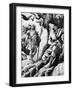 Odin (Wota), Norse God, C19th Century-null-Framed Giclee Print