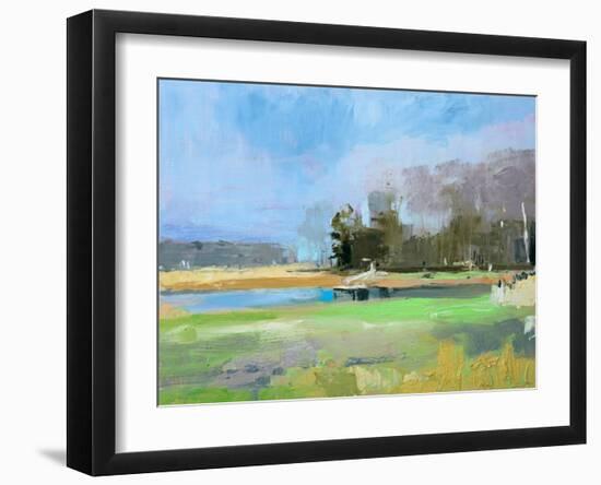 Odiorne Point Tree Line II-Kathleen Robbins-Framed Art Print