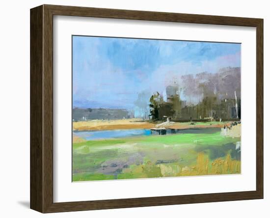 Odiorne Point Tree Line II-Kathleen Robbins-Framed Art Print