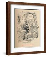 'Odo dismissed from Rochester Castle', c1860, (c1860)-John Leech-Framed Giclee Print