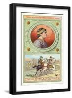 Odo, King of Western Francia, at the Battle of Montfaucon, 888-null-Framed Giclee Print