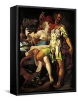 Odysseus and Circe-Bartholomaeus Spranger-Framed Stretched Canvas