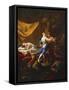 Odysseus and Diomedes in Rhesus's Tent-Corrado Giaquinto-Framed Stretched Canvas