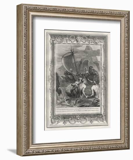 Odysseus and His Companions Avoid the Charms of the Sirens-null-Framed Art Print