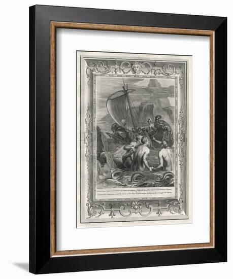 Odysseus and His Companions Avoid the Charms of the Sirens-null-Framed Art Print