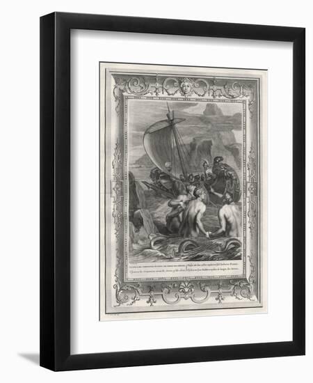 Odysseus and His Companions Avoid the Charms of the Sirens-null-Framed Art Print