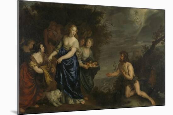 Odysseus and Nausicaa, Joachim Von Sandrart-Joachim Von Sandrart-Mounted Premium Giclee Print