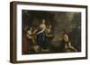 Odysseus and Nausicaa, Joachim Von Sandrart-Joachim Von Sandrart-Framed Art Print