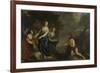 Odysseus and Nausicaa, Joachim Von Sandrart-Joachim Von Sandrart-Framed Art Print